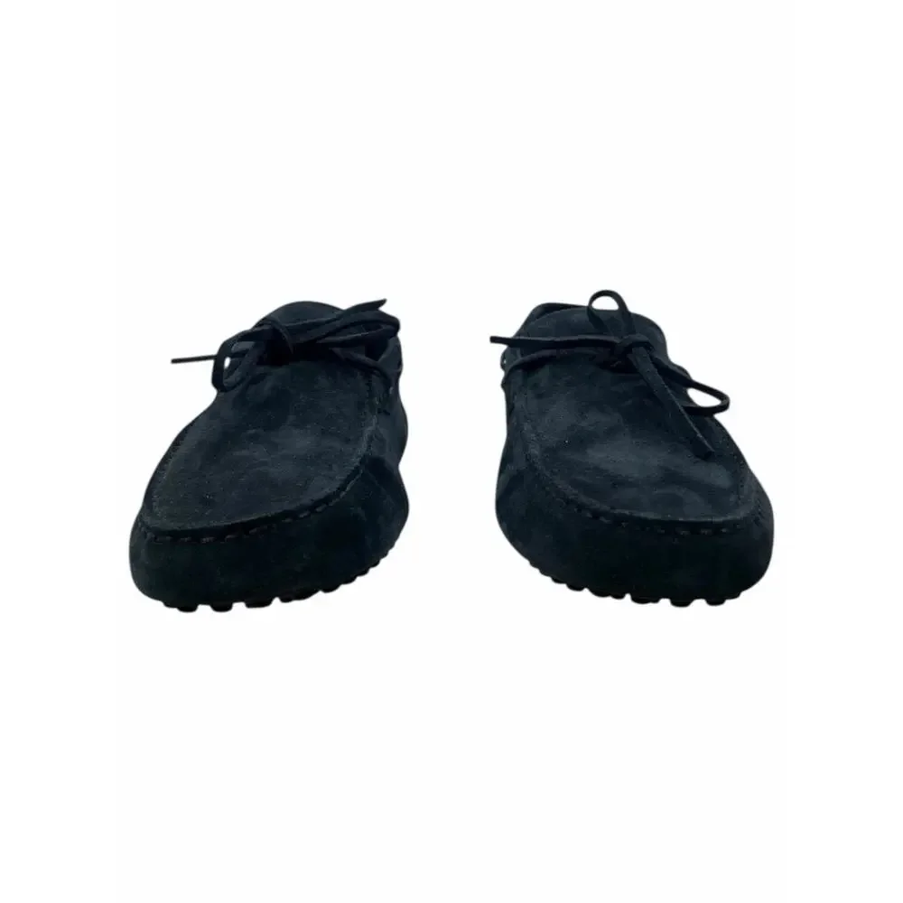 Tod's Gommino Slip On Driving Loafer in Navy Blue Sued Men Size 6.5/ US 8